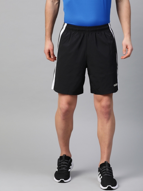 

ADIDAS Men Black & Whte Solid Inspired Aeroready Sports Shorts