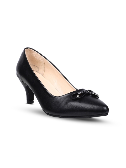 

SHUZ TOUCH Women Black Solid Pumps