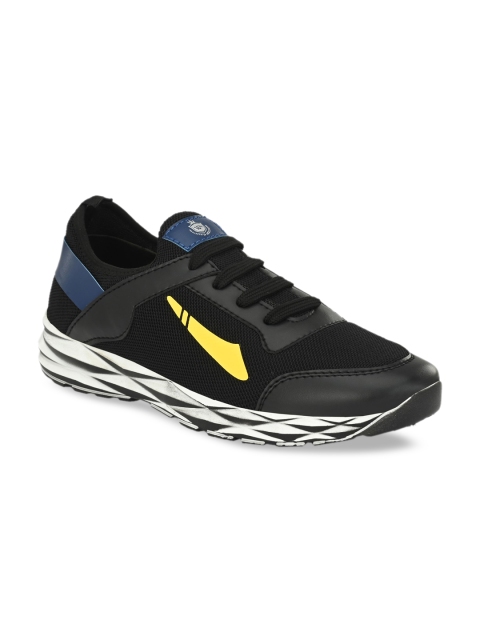 

Walkstyle By El Paso Men Black Mesh Running Shoes