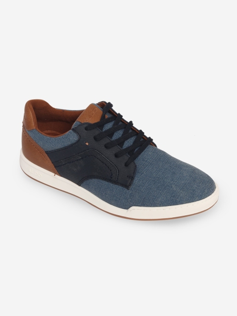 

ALDO Men Navy Blue Colourblocked Sneakers