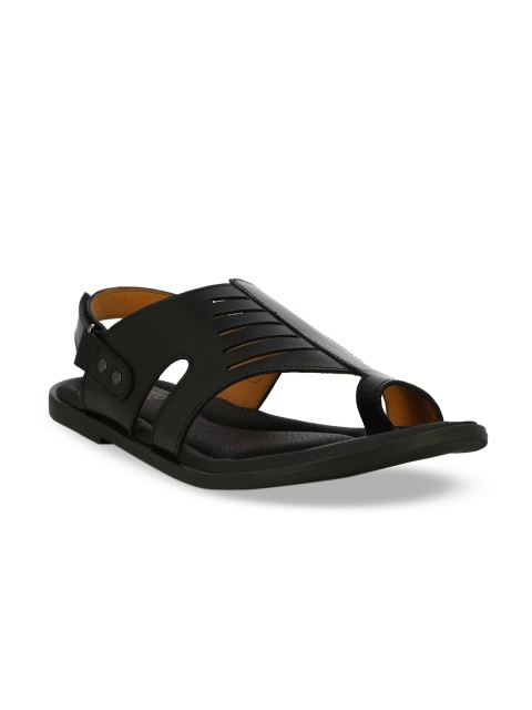 

Alberto Torresi Men Black Sandals