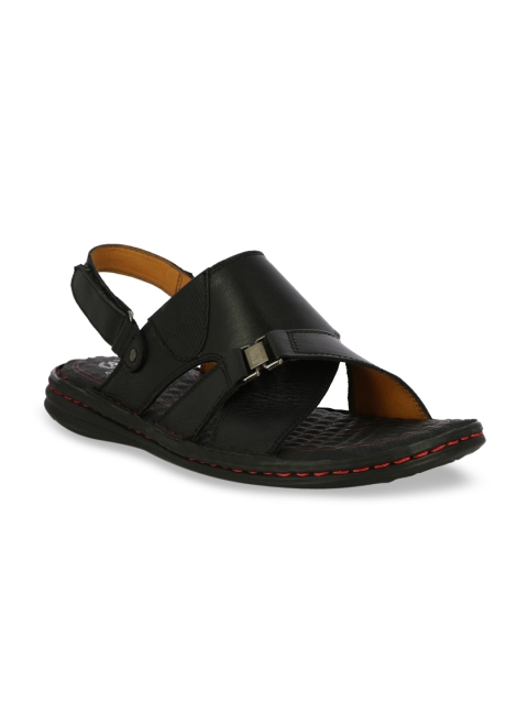 

Alberto Torresi Men Black Sandals