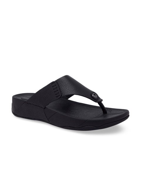 

Regal Men Black Leather Comfort Sandals