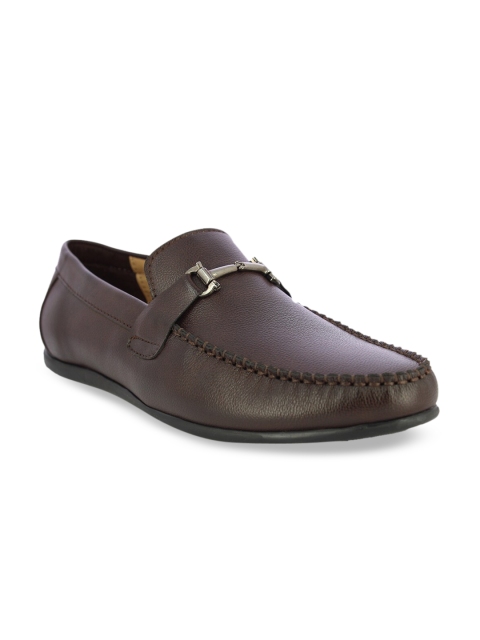 

Alberto Torresi Men Brown Synthetic Leather Loafers