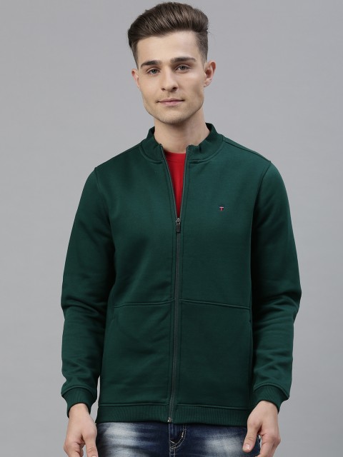 

Louis Philippe Sport Men Green Solid Sweatshirt
