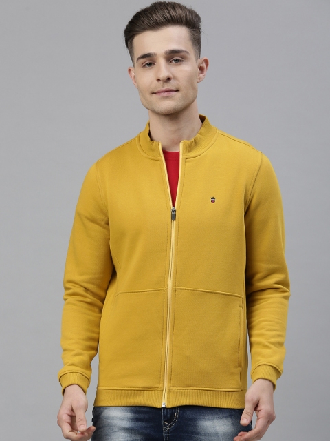 

Louis Philippe Sport Men Mustard Solid Sweatshirt