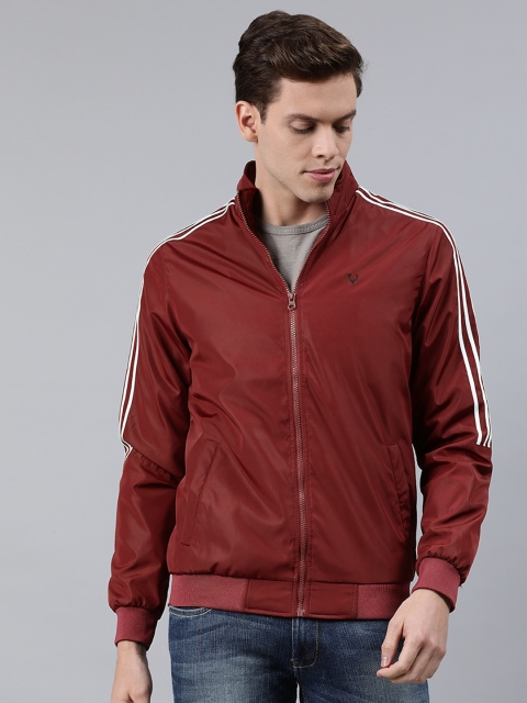 

Allen Solly Sport Men Maroon Solid Bomber