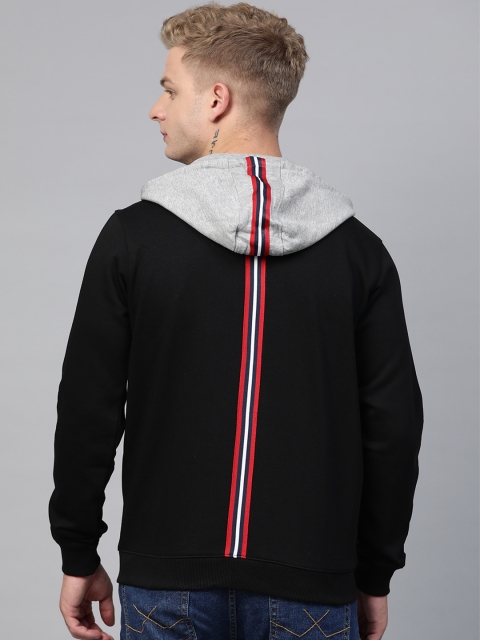 

Allen Solly Sport Men Black Solid Hooded Sweatshirt