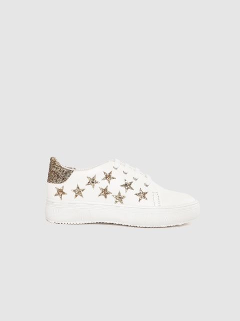 

YK Boys White Embellished Sneakers