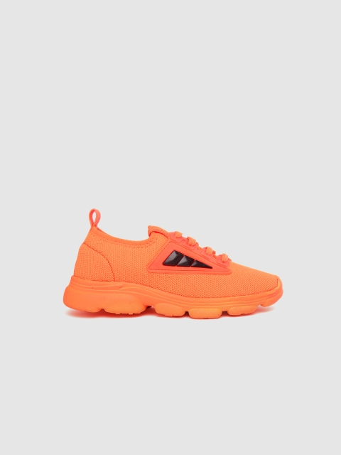 

YK Boys Orange Solid Sneakers