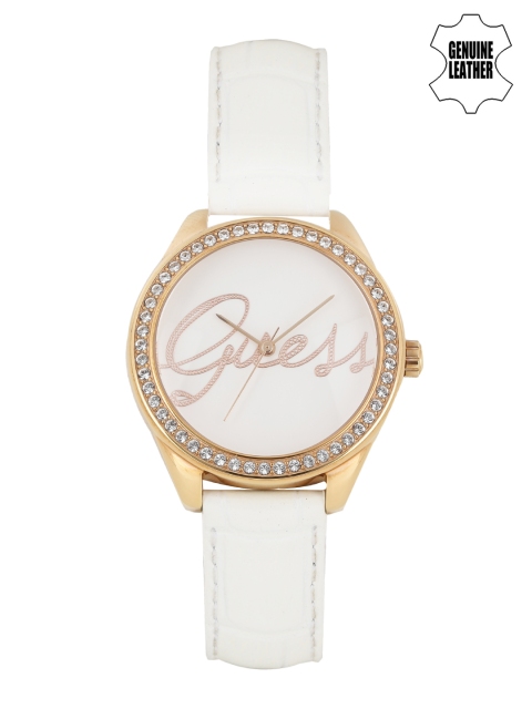 

GUESS Women White Dial Watch W0229L5