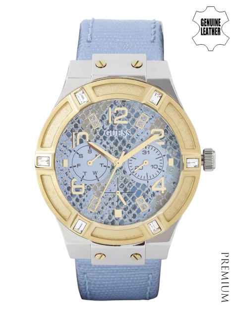 

GUESS Women Light Blue Dial Watch W0289L2