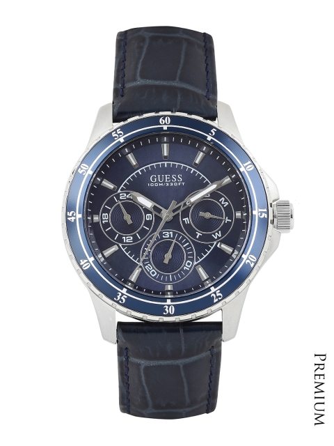 

GUESS Men Navy Dial Watch W0671G1, Navy blue