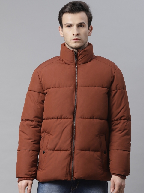 

Marks & Spencer Men Rust Red Solid Puffer Jacket