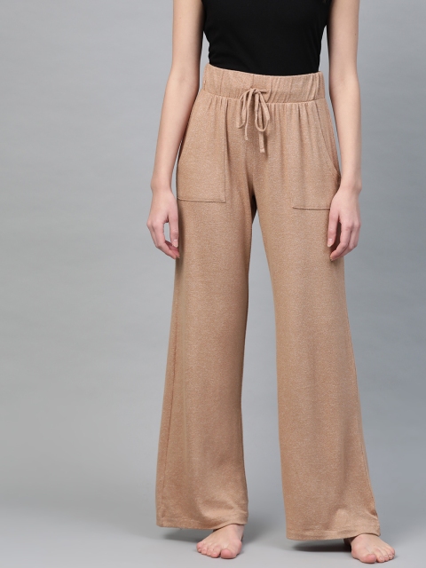 

Marks & Spencer Women Beige Solid Lounge Pants