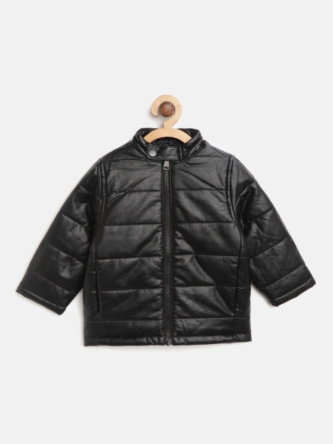 

United Colors of Benetton Boys Black Solid Padded Jacket