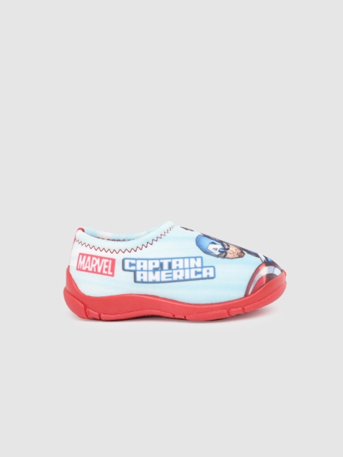 

YK Marvel Boys Blue & Red Captain America Print Slip-On Sneakers