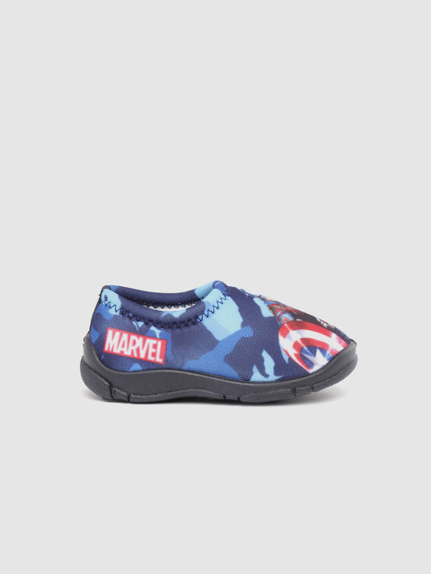 

YK Marvel Boys Blue & Red Captain America Print Slip-On Sneakers