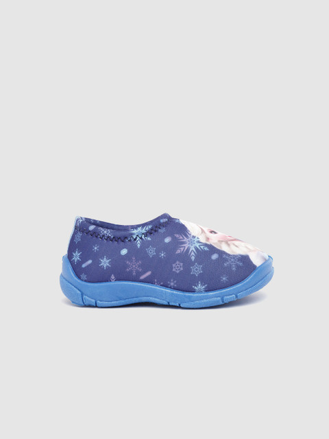 

YK Disney Girls Navy Blue Elsa Printed Slip-On Sneakers