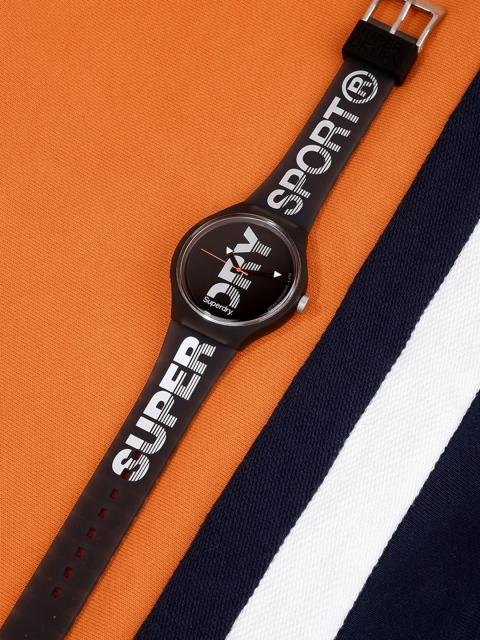 

Superdry Men Black Analogue Watch SYG189B