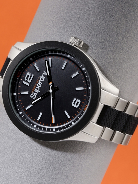 

Superdry Men Black Analogue Watch SYG288BSM