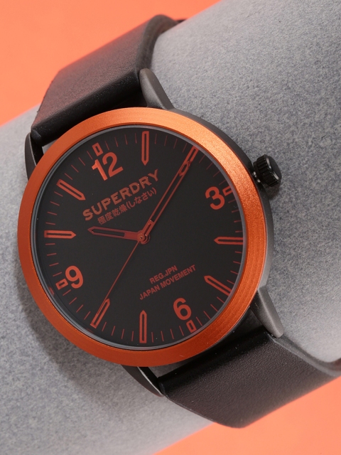 

Superdry Men Black Analogue Watch SYG259B