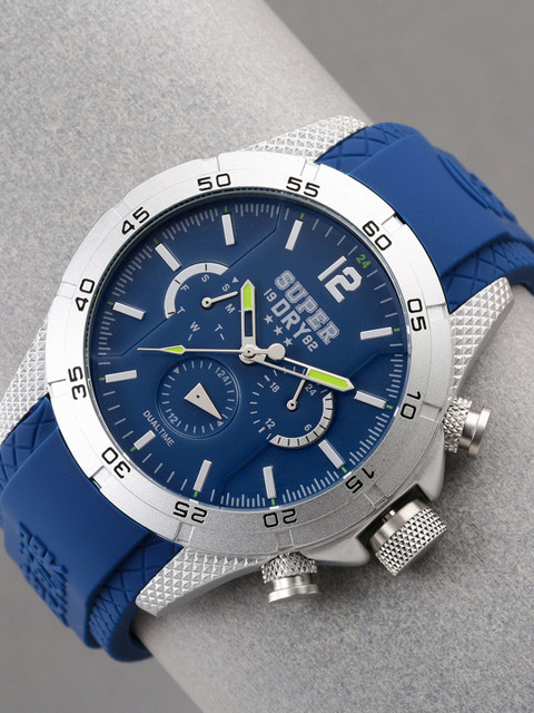 

Superdry Men Navy Blue Analogue Watch SYG257U