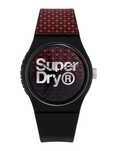 

Superdry Men Red & Black Analogue Watch SYG268R