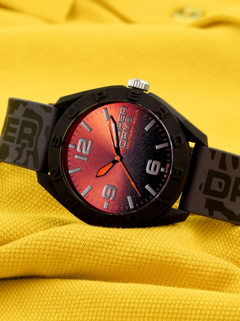 

Superdry Men Orange & Black Analogue Watch SYG242E