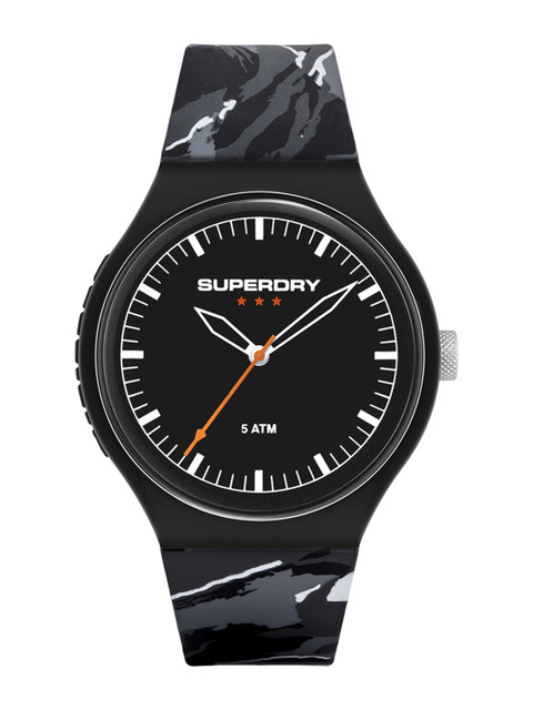 

Superdry Men Black Analogue Watch SYG270EB