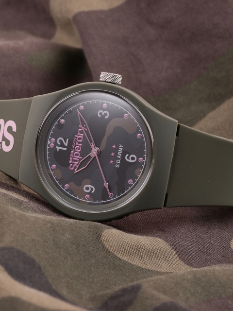 

Superdry Women Green Analogue Watch SYL254NP