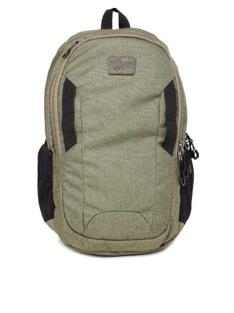 

Roadster Unisex Olive Green & Black Backpack