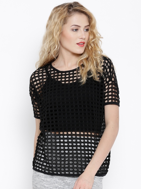 

Vero Moda Black Crochet Top