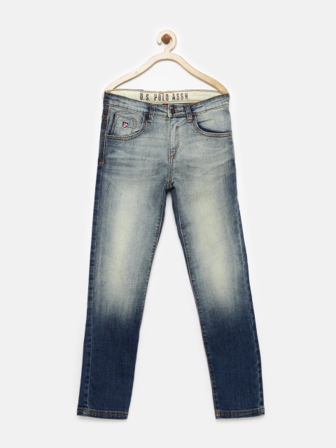 

U.S. Polo Assn. Boys Blue Washed Slim Jeans