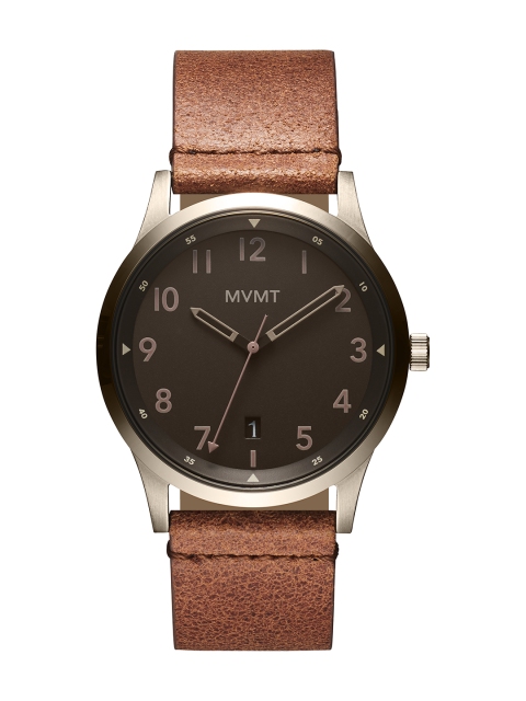 

MVMT Men Coffee Brown Leather Analogue Watch 28000065-D