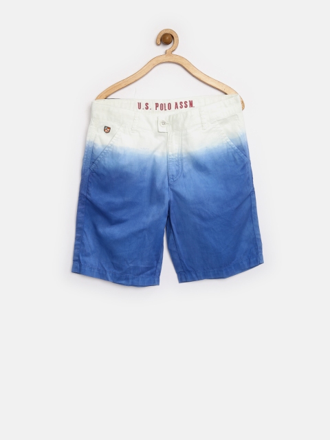 

U.S. Polo Assn. Kids Boys Blue Dyed Shorts