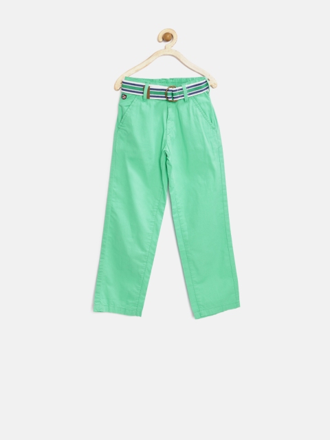

U.S. Polo Assn. Kids Boys Green Trousers