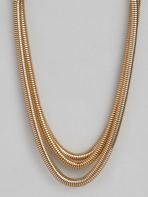 

DressBerry Women Gold-Plated Layered Necklace