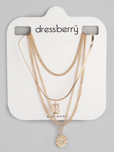 

DressBerry Gold-Plated Layered Necklace
