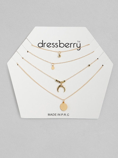 

DressBerry Gold-Plated Layered Necklace