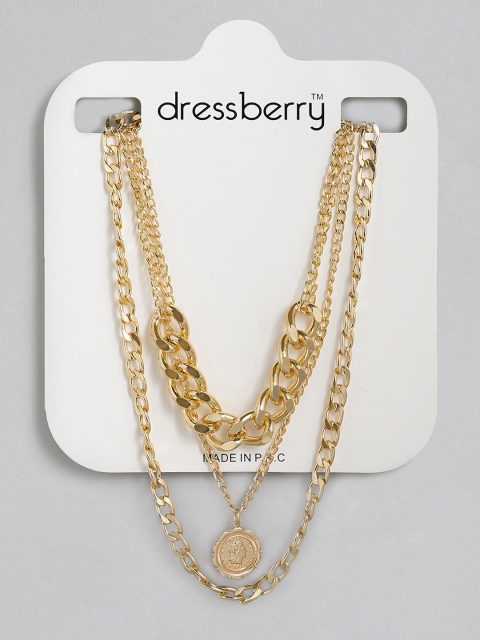 

DressBerry Gold-Plated Layered Necklace