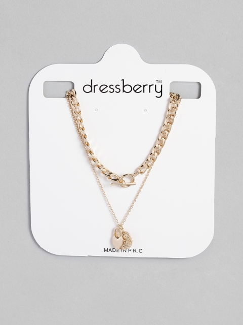 

DressBerry Set of 2 Gold-Plated Chains