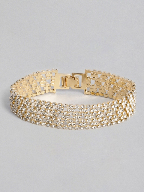 

DressBerry Gold-Plated Studded Wraparound Bracelet