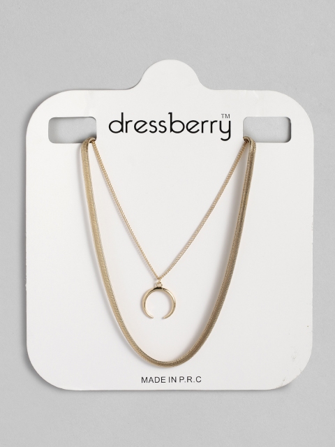 

DressBerry Set of 2 Gold-Toned Necklaces