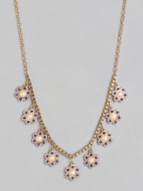 

DressBerry Gold-Plated Studded Necklace