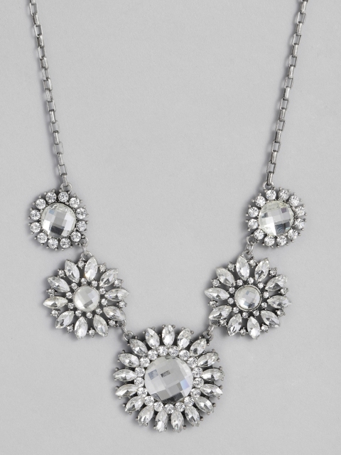 

DressBerry Women Silver-Plated Embellished Necklace