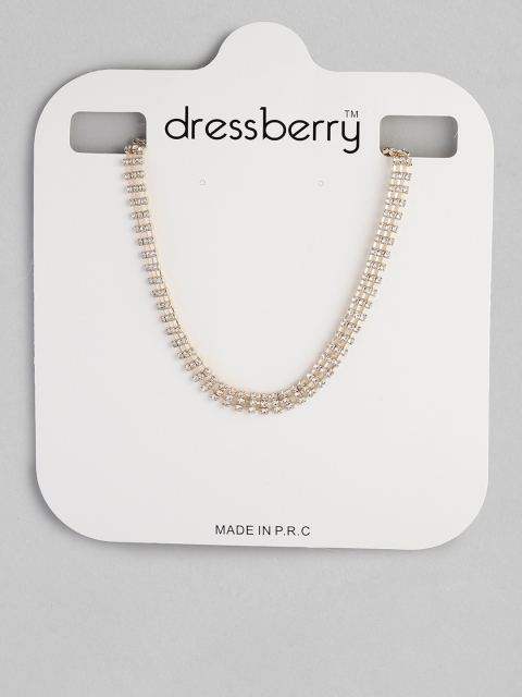 

DressBerry Gold-Plated Studded Choker