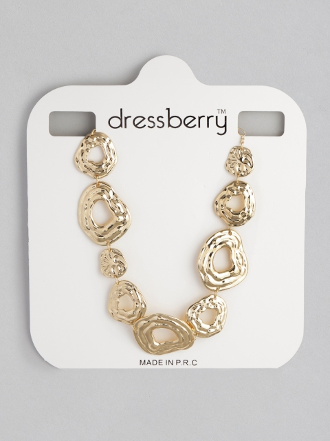 

DressBerry Gold-Plated Statement Necklace