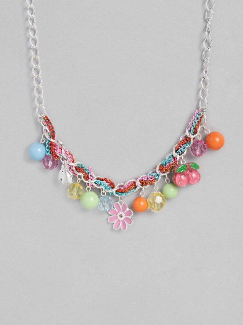 

DressBerry Silver-Plated Beaded Chain
