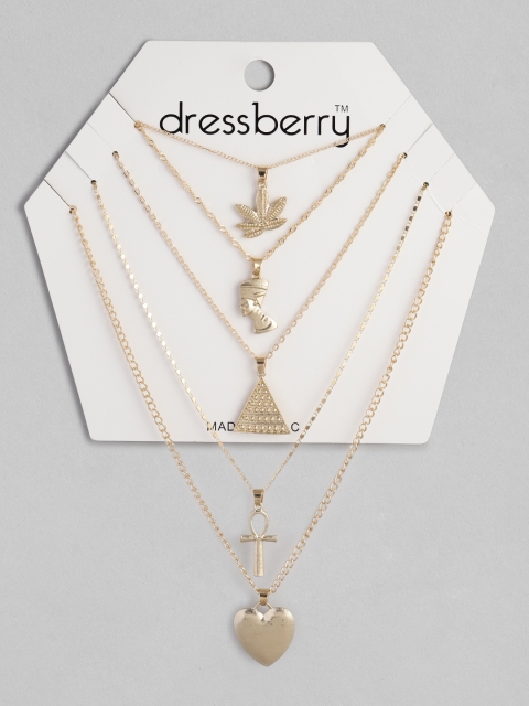 

DressBerry Gold-Plated Layered Necklace